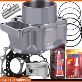 Oumurs Drsa0370000104p For 2007-2018 Honda Rancher 420 Top End Rebuild Kit Cylinder Piston 86.50mm