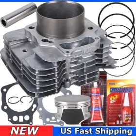 Oumurs Drsa0370000426p 1998-2004 For Honda Foreman 450 Top End Rebuild Kit Cylinder Piston Gaskets Kits