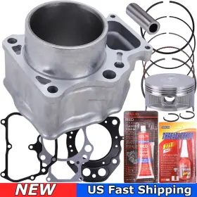 Oumurs Drsa037012104p For Honda Rancher 420 Trx420 2x4 Atv Cylinder Piston Gaskets Top End Rebuild Kit
