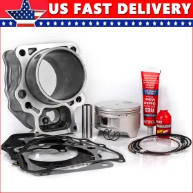 Oumurs Mppaoo37hd157iooo6zb-1f Cylinder Piston Gasket Top End Rebuild Kit For Honda Rancher Trx420 2007-2018 20