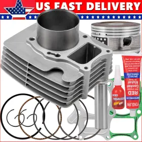 Oumurs Mppaoo37hdoo7716zb For Honda Trx250tm Trx250 Te Recon 250 Trx250ex Cylinder Piston Top End Ring Set