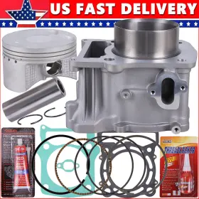 Oumurs Mppaoo37hsoooo411zb-1f For Hisun Utv Atv 500 Hs Ys Massimo Top End Rebuild Kit Cylinder Piston Gaskets