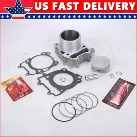 Mppaoo37pa05311zb-1f Oumurs Top End Kit Cylinder Piston 93mm Gasket Set For 2017-2022 Polaris Ranger 500