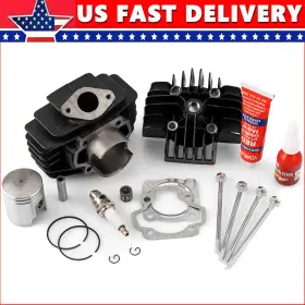 Oumurs Mppaoo37ya2oooo6zb-1f Us For 84-86 Yamaha Yt60 Tri-zinger 4-zinger Cylinder Piston Gasket Top End Kit