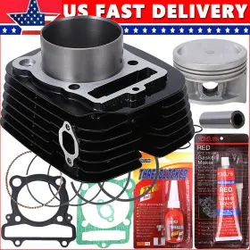 Oumurs Mppaoo37yaoo65oo2zb For Yamaha Moto-4 350 Yfm350er 1987 - 1995 Cylinder Piston Top End Kit