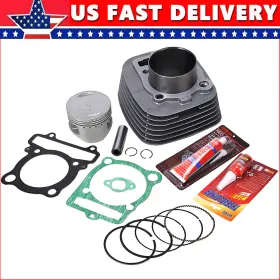 Oumurs Mppaoo37yaooo6506zb For Yamaha Moto-4 350 Cylinder Piston Gasket Top End Kit Set 1987-1995 1987-95