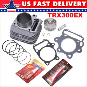 Mppaooo37hd16911zb Oumurs 80mm Cylinder Head Piston Gasket Kit 12100-hm3-l00 For Honda Sportrax Trx300ex