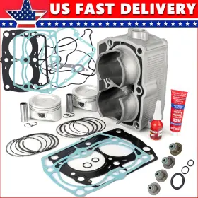Mppaooo37paoo25oo1zb Oumurs For Polaris Sportsman Ranger 800 Rzr Efi Engine Kit Piston Top And Bottom Gaskets