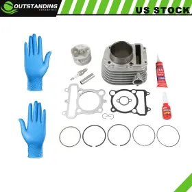 Outstanding-carparts Ou183878parts Cylinder Piston Gasket Top End Kit For Yamaha Xt225 Ttr225 Ttr230 70mm Atv