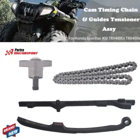 Partra 14511-kcy-670/14620-kcy-670 For Honda Sportrax 400 Trx400ex 2x4 Cam Timing Chain And Guides Tensioner Assy