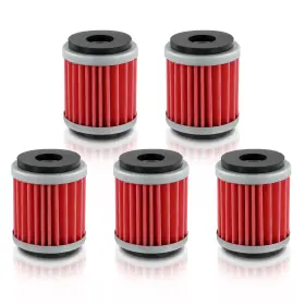 Partscollect Hf140 5pcs 1s4-e3440-00 Oil Filter For Yamaha Wr250f Wr250r Wr250x Wr450f Xt250