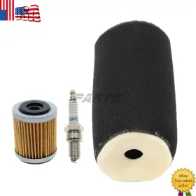 Partscollect Hf142 Air Filter Oil Spark Plug For Yamaha Warrior 350 Yfm350x Wolverine