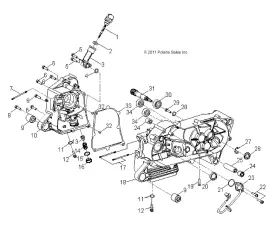 Polaris 0452342 Dowel Pin Genuine Oem Part Qty 1