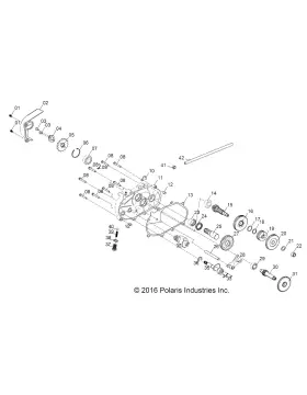 Polaris 0453220 Spur Gear Assembly Genuine Oem Part Qty 1