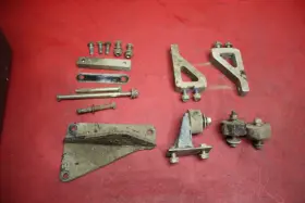 Polaris 1040687-067 1999 Scrambler 400 Engine Transmission Mount Bracket Set