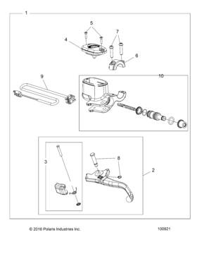 2203058 Polaris Clamp Screws Kit Genuine Oem Part Qty 1
