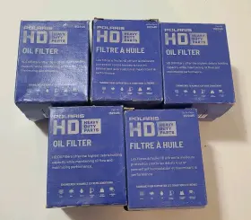 Polaris 2522485 Oem Hd Oil Filter Lot Of 5 Sportsman Ranger Rzr