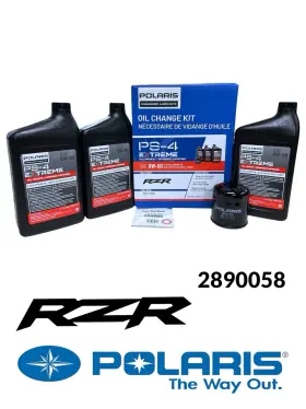 Polaris 2890058 Full Synthetic Oil Change Kit 3 Qts. Of Ps-4 Extreme 0w-50
