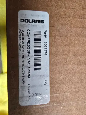 3023970 Polaris Hvac 112mm Compressor Ranger Xpedition 1000 5 Xp Crew