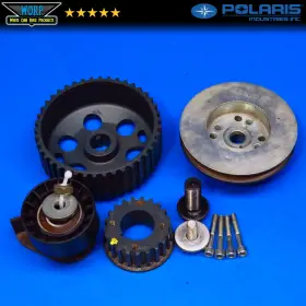 Polaris 3040138 2016 Ranger Crew Diesel Timing Pulley Set Tensioner Driven 3040069