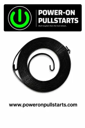437-9897 Power-on Pullstarts Starter Recoil Rewind Spring Moto 4 Warrior Wolverine Grizzly Kodiak Big Bear