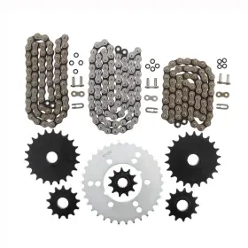 A-52603 Race-driven 1994-1996 Polaris Sportsman 400 4x4 Cz Atv X-ring Chain And Sprocket Complete Set