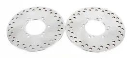 Race-driven F-17207 2001 2002 Polaris 400 Xplorer 4x4 Front Standard Brake Rotors Disc X2