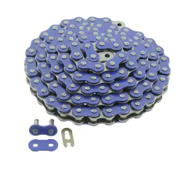F-20693 Race-driven 1987-2004 Kawasaki Ksf250 250 Mojave Blue Non O-ring Chain 90l Atv 4 Wheeler
