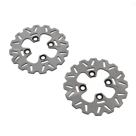 Race-driven F-22483 1998 1999 2000 2001 Yamaha Yfz350 350 Banshee Front Riptide Brake Rotor Disc X2