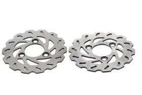 Race-driven F-27327 2006 2007 2008 2009 Fits Suzuki Lt-r450 Quadracer Front Riptide Brake Rotors X2