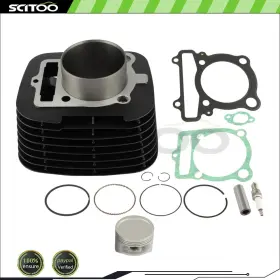 Scitoo Cb171te663s02 For Yamaha Big Bear 400 4x4 Cylinder Piston Gasket Top End Rebuild Kit 2000-2012