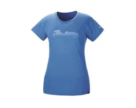 Slingshot 286792906 Polaris Vehicle Sketch Short Sleeve T-shirt Blue Womens Large 28679290