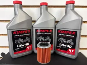 Hf152-kim10w40 Smp New Cf-moto Oil Change Kit For Cforce/uforce/zforce 400 500 600 800 1000 Synthet