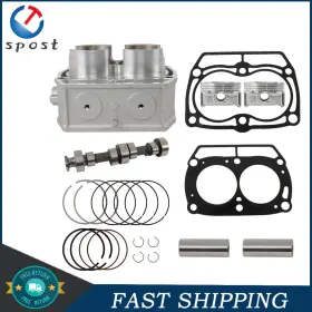 Spost Omsa037pa02501zb Cylinder Piston Gasket Top End Kit And Camshaft For Polaris Rzr 800 2008-2014