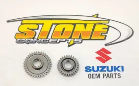 Suzuki 12661-45g01 Oem 2006-2009 Ltr450 Engine Motor Crankshaft Balancer Drive Gear Polished