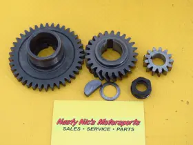 21111-13a01 Suzuki 1985 Lt250r 250 Crankshaft Drive Gears Crank Shaft Nut Key Primary
