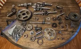 24121-19b10 Suzuki King Quad 300 Quadrunner 250 4wd Complete Transmission