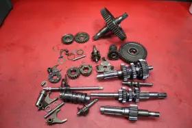 Suzuki 27551-19b11 1988 Quadrunner Lt250f Transmission Gears Shift Drum Forks Assembly