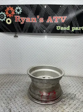 Suzuki 65311-03g00-12z 03 Vinson 500 Lt-f500f Oem 12x7.5 Rear Wheel Rim #8