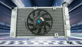 Suzuki Szcv654a Aluminum Radiator Fan For 2003-2008 2004 2005 2006 Ltz400 Kfx400 Dvx400