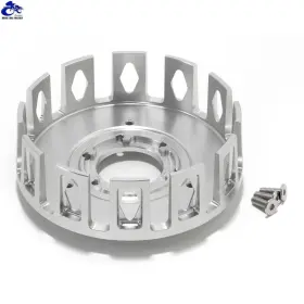 Atv-kaw-cb-001-sil-8261-1031 Tarazon Cnc Billet Clutch Basket For Kawasaki Kfx400 Ksf400 Suzuki Quadsport Ltz400