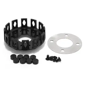 Atv-yam-cb-003-bla-ft-96 Tarazon Aluminum Billet Cnc Clutch Basket For Yamaha Banshee 350 Yfz350 87-06 Bushings