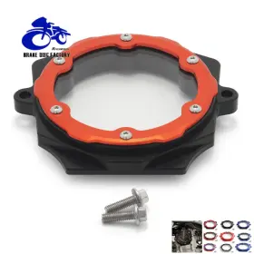 Tarazon Atv-yam-chc-002-blaora-1 Billet Camshaft Cam Cover For Yamaha Raptor 700 700r Yfm700r 06-24 Black Orange