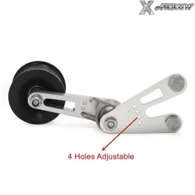 Atv-yam-dct-001-sil-x Tarazon Adjustable Chain Tensioner For Yamaha Raptor 250 Yfm250r Footpeg Roller 4 Holes