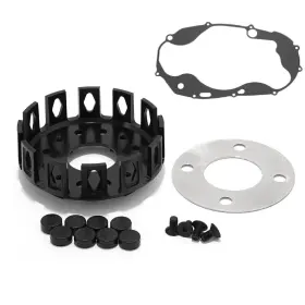 Zh-atv-000029-bla-fait-114 Tarazon For Yamaha Banshee 350 Yfz350 1987-2006 Cnc Aluminum Clutch Basket Gasket Black