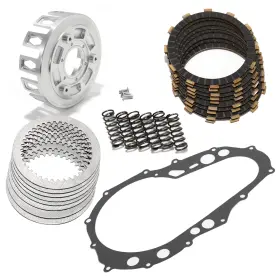 Zh-atv-000032-sil-61-5 Tarazon For Suzuki Quadsport Z400 Ltz 400 03-14 Clutch Basket Plates Springs Gasket Kit