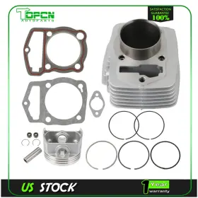 Topcn-autoparts Ta18330at869ps Cylinder Piston Ring Gasket Kit Fits Honda Crf150f 150cc Bbk Crf 150 F 2003-2005