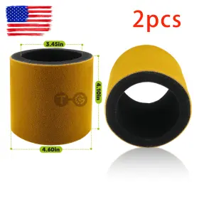 Topgearsltd 710414915233 2x Air Filter For Kawasaki Prairie 300 400 Bayou 220 Kvf400a Kvf400b