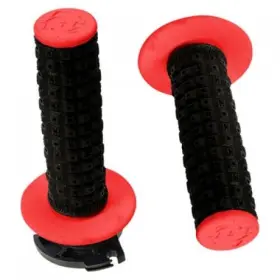 Torc1 Racing 2650-0204 Defy Lock On Enduro Mx Grips Black/red For Atv/utv