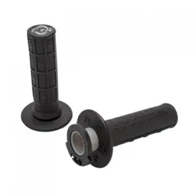 Torc1 Racing 3750-0202 Defy Lock On Kev-tec Mx Grips Black For Atv/utv
